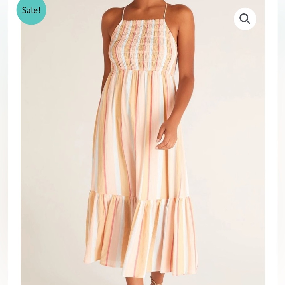 Z Supply 100% Cotton Gauze Jazmin Maxi in Multi Stripe